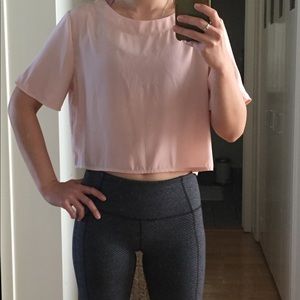 NWOT Nordstrom bp boxy crop top
